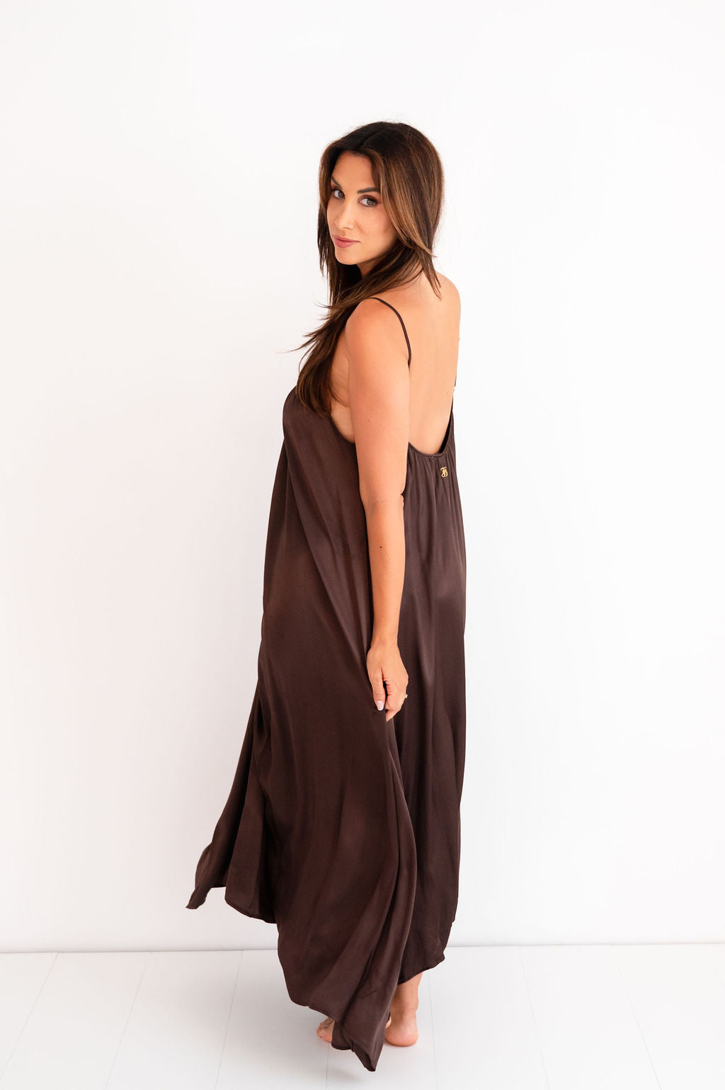 AZZURRA 100% Viscose Maxi Dress