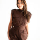 TB Cotton Tailored Playsuit