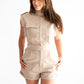 TB Cotton Tailored Playsuit