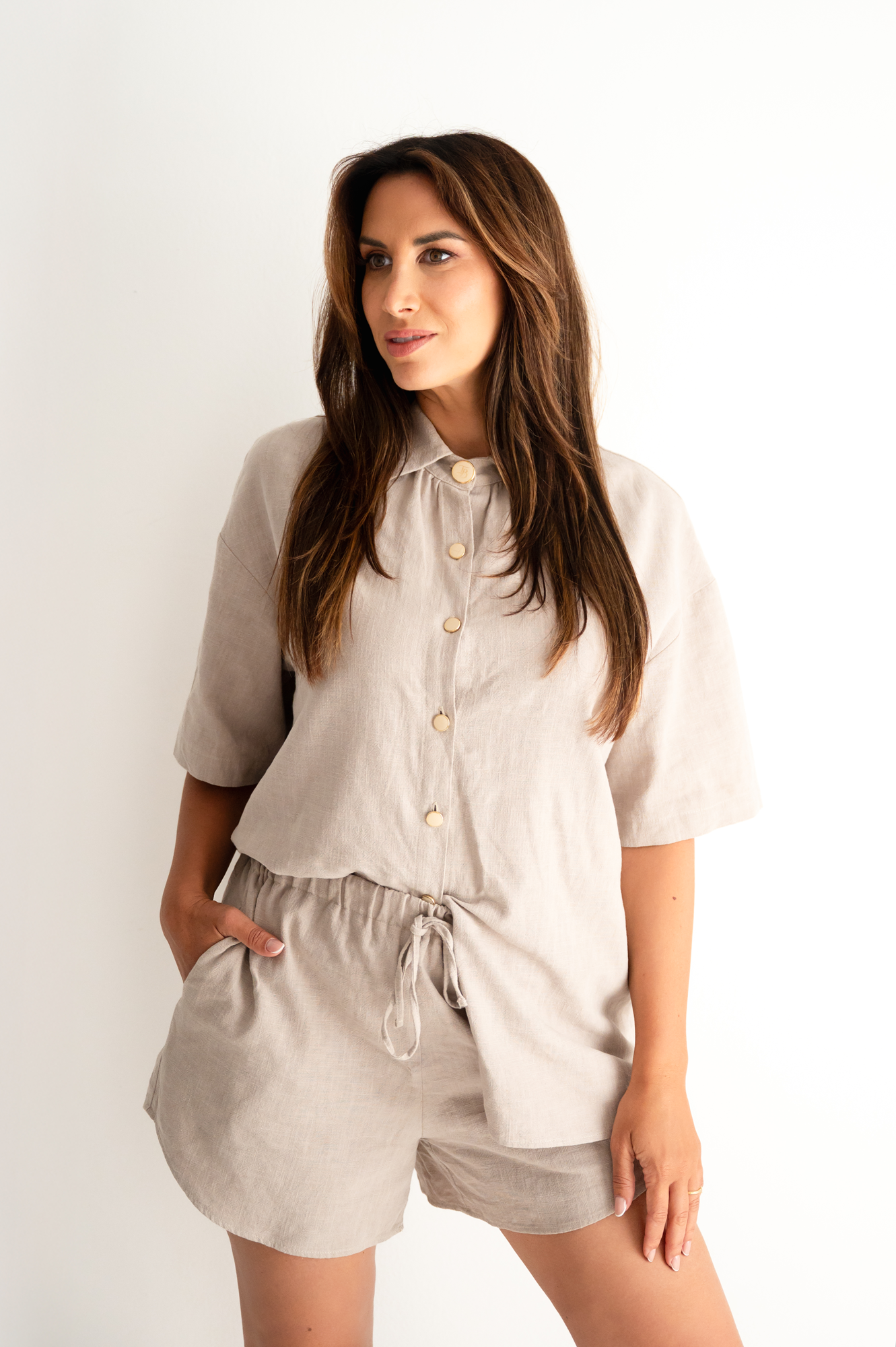 COSTA 100% Linen Set